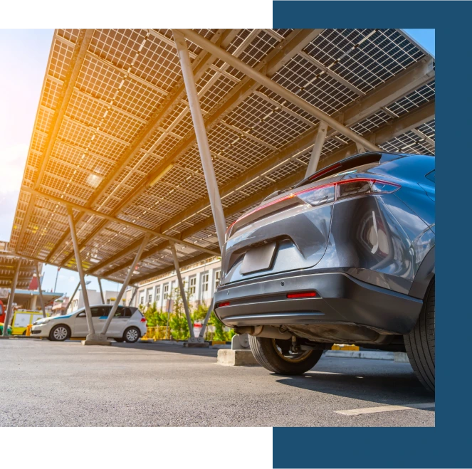 The Solar Carport Installation in Sacramento, CA Process Banner